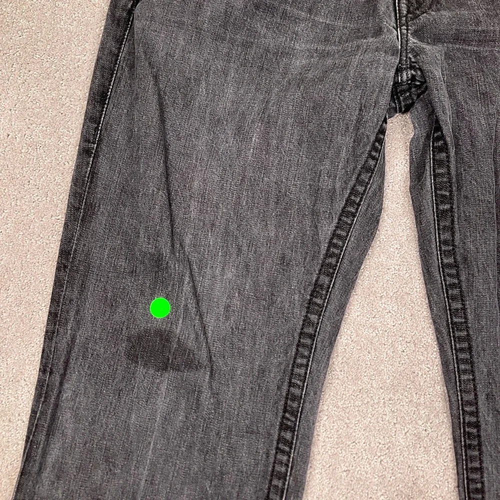 True Religion Ricky Jeans Mens 34 Black Good Fade Horseshoe Straight Grunge‎ USA